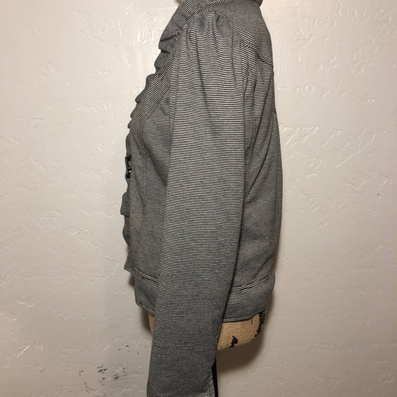 Andi & Barbara ruffled trim jacket, size medium - Picture 7 of 8